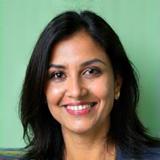 Professional headshot of Dr. Anya Patel, a nutritionist.