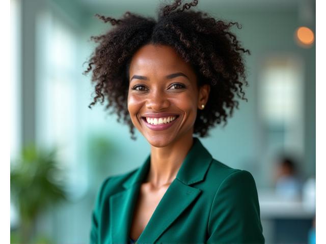 Dr. Jennifer Matthews, a woman in her late 40s with a warm, intelligent smile, in a professional medical setting with a brain health diagram in the background, representing cognitive health expertise.