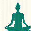 Stylized icon of a person performing a gentle stretch, representing fitness and movement.